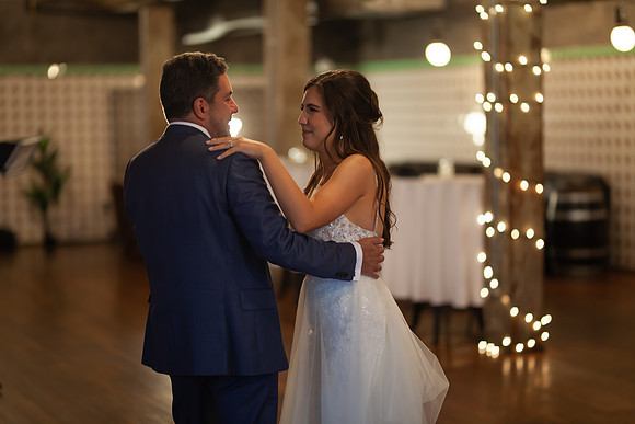 Father and daughter first dance