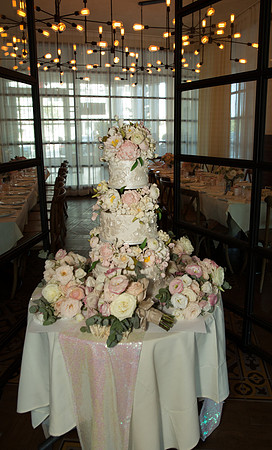 Multi-layer Wedding Cake at Long Island City Restaurant Maiella