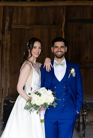Bride and groom happy at Falkirk Estate
